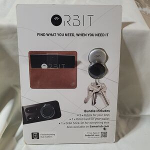 Orbit Find Everything Tracker Bundle with 2 Keys, 1 Card and 1 Stick On  NIB